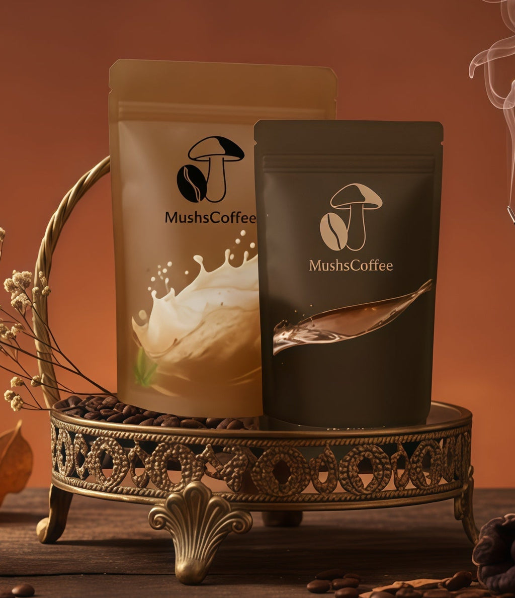 Power Duo Mushroom & Hemp Coffee Combo + Get One Free (2+1)