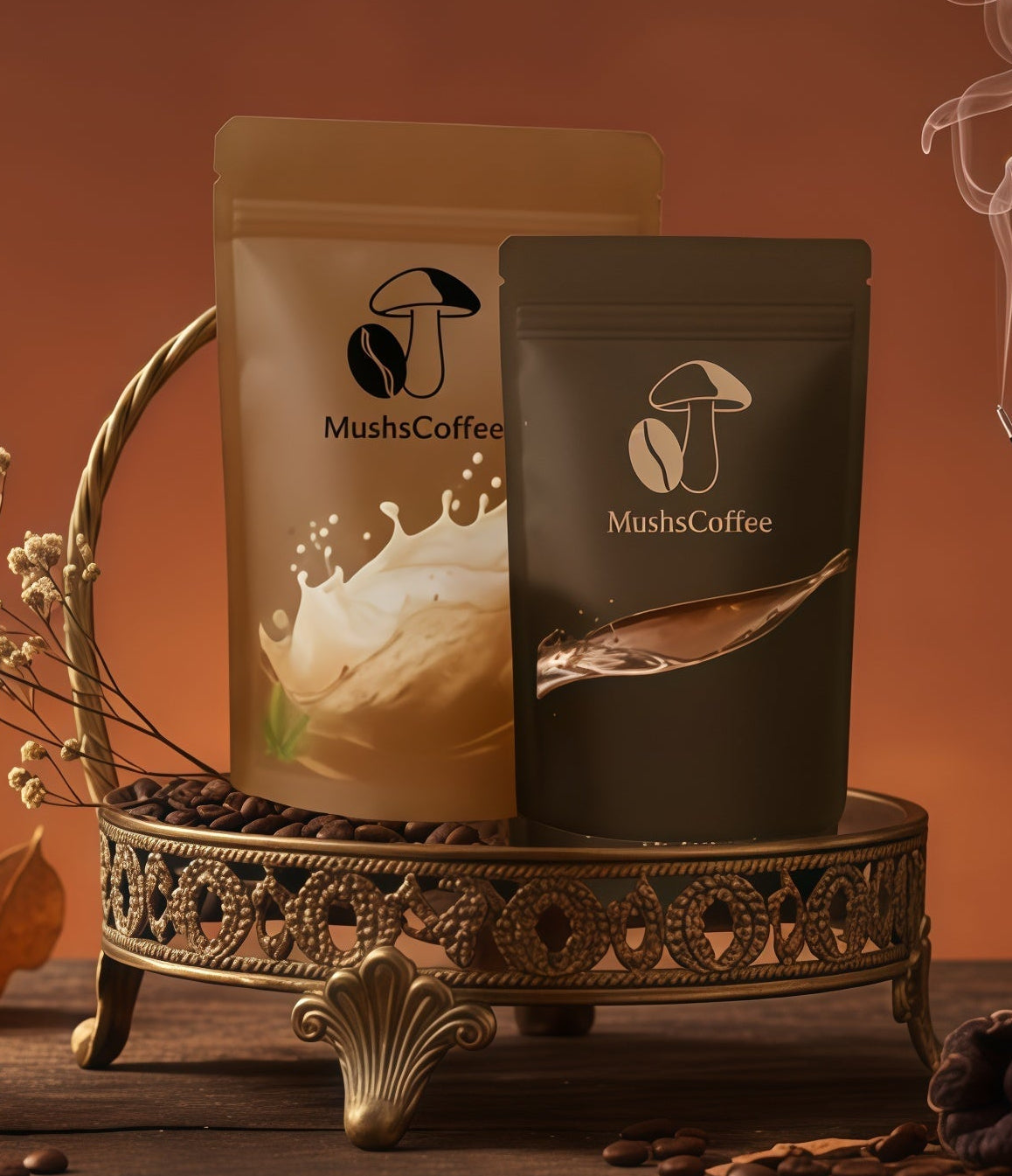 Power Duo Mushroom & Hemp Coffee Combo + Get One Free (2+1)